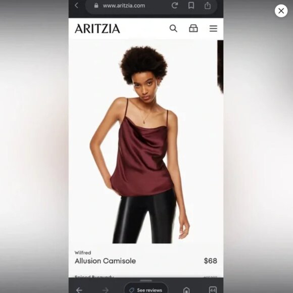 Aritzia Wilfred Allusion Camisole Tank Top - Picture 4 of 4